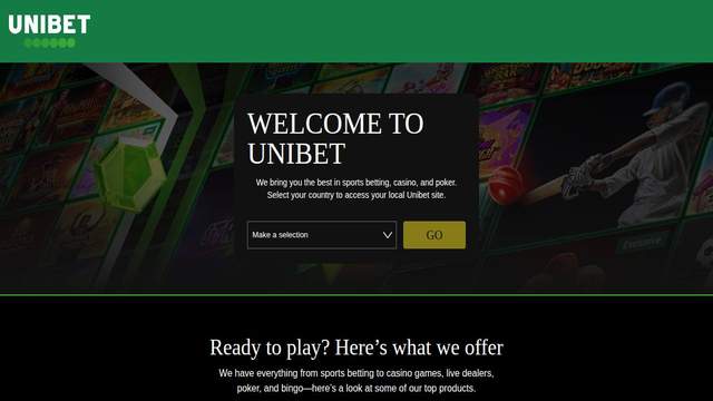 Unibet Casino casino screenshot